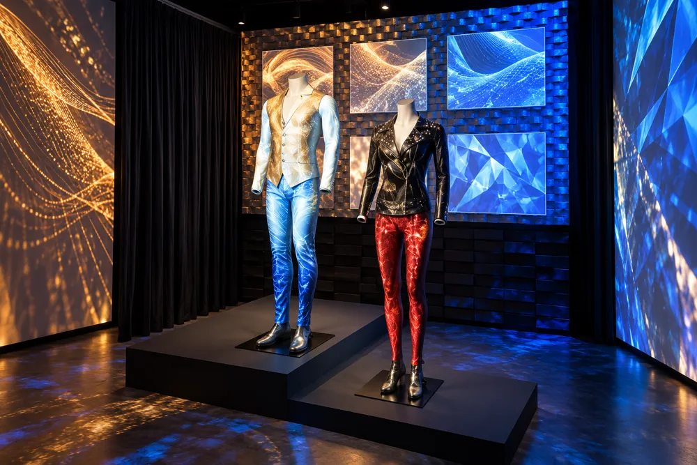Projection mapping example: themed environment